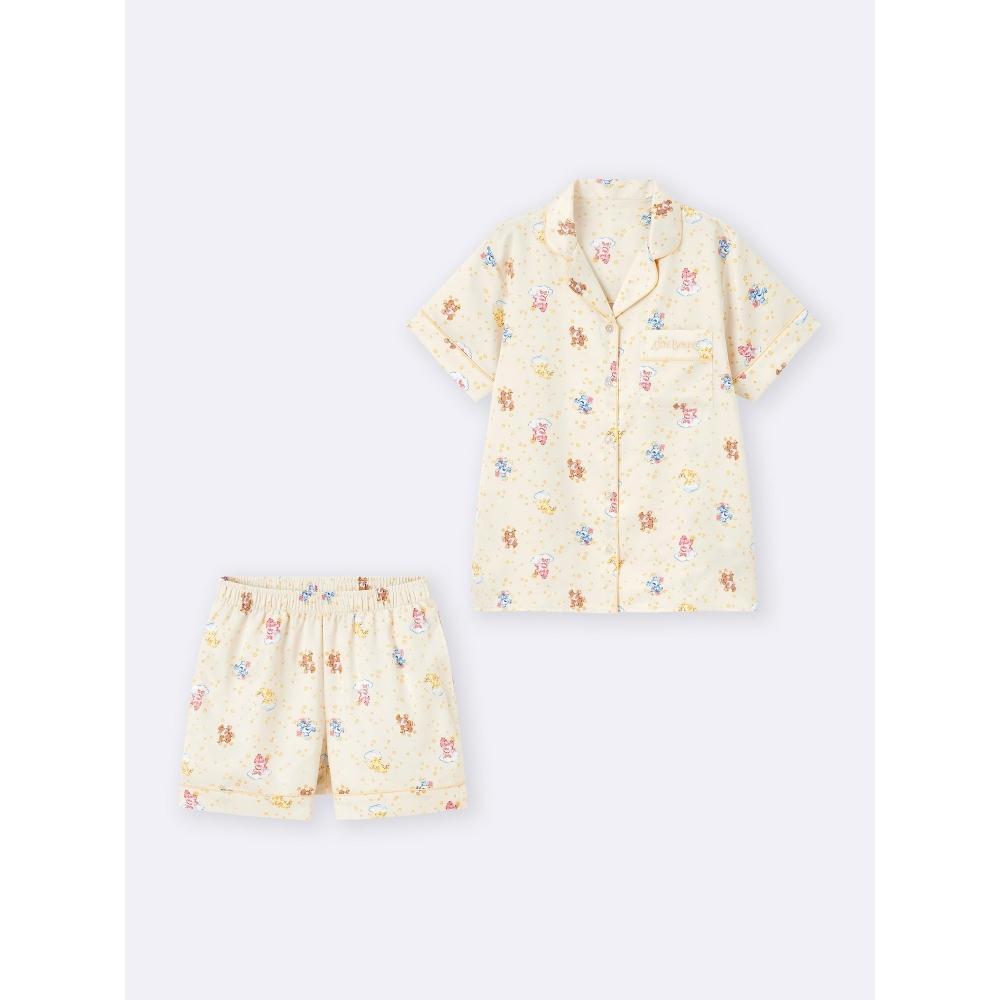 GU by Uniqlo Satin Pajamas  Short Sleeve   Shorts  Care Bears