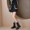 Smoke Boots Single Boots 2025 New Autumn Spring and Autumn Women's Platform Women's Short Boots Advanced Chelsea Martin Boots Tide