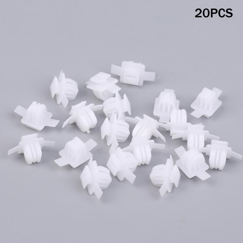 20PCS Side Skirt Sill Moulding Cover Wheel Arch Flare Trim Moulding Clips For CR-V Civic Element 91513SMGE01 91513SMGE11