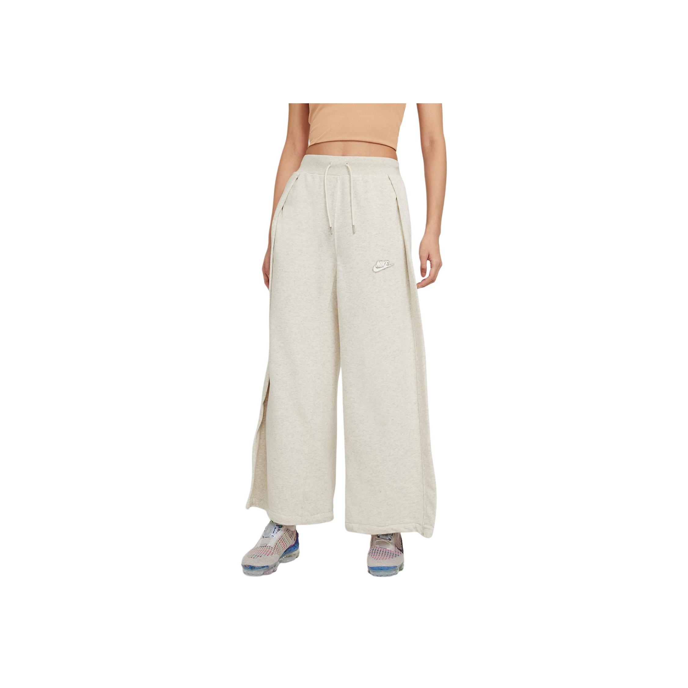 

Nike Спортивные свободные трикотажные широкие повседневные брюки женские брюки цвета овсянки CZ8358-141 XS