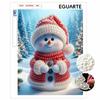 Christmas Pearl Painting Art Painting Kit Snowman Handmade Diy Home Decoration Painting
