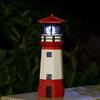 Solar Rotating Lighthouse Garden Light with Auto-On/Off Weather-Resistant & Easy Setup Romantic Night Lamp Resin Plastic Outdoor Decor for Yard Patio