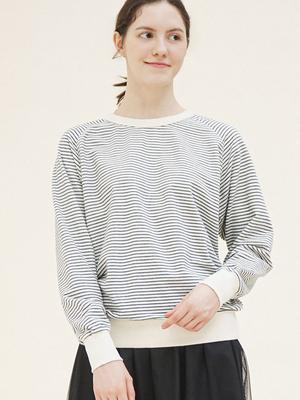 CHIQUITA Gestreiftes Weiches Sweatshirt Elfenbein 251608Tiv