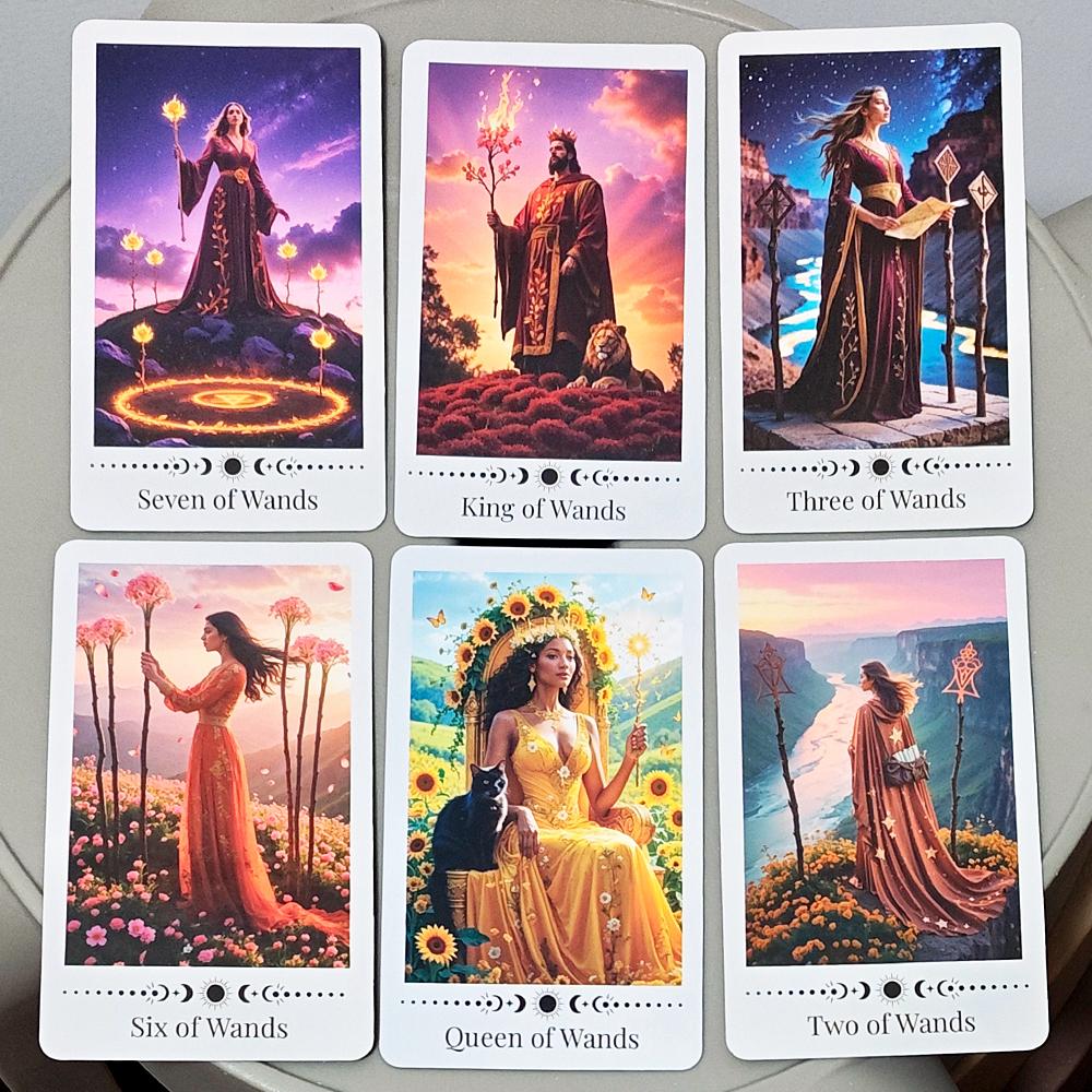 Baraja de Tarot Rosa Interior - Set de Adivinación de 78 Cartas con Guía de Instrucciones 11*6.2cm en Caja Decorativa de Lata