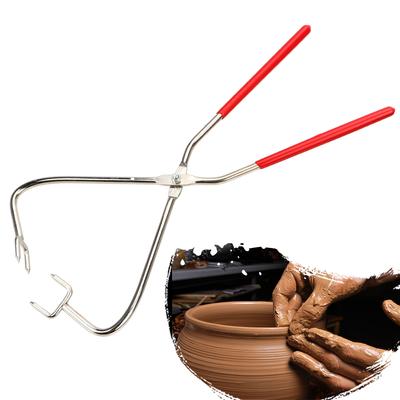 Pliers with Plastic Handle Stainless Steel Hand Tool Pottery Clamp Ceramics Tool Clay Sculpture Tools