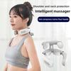 Neck Massager with 6 Vibration Modes 15 Intensity Levels Rechargeable Portable Head Heated Ergonomic Electric Massager