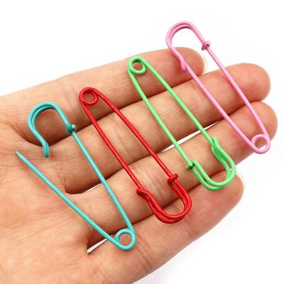 10 Stück 50x13mm Sicherheitsnadeln Brosche Metall Nähnadeln Nähklammern für Etiketten DIY Basteln Schmuckherstellung Zubehör Zubehör