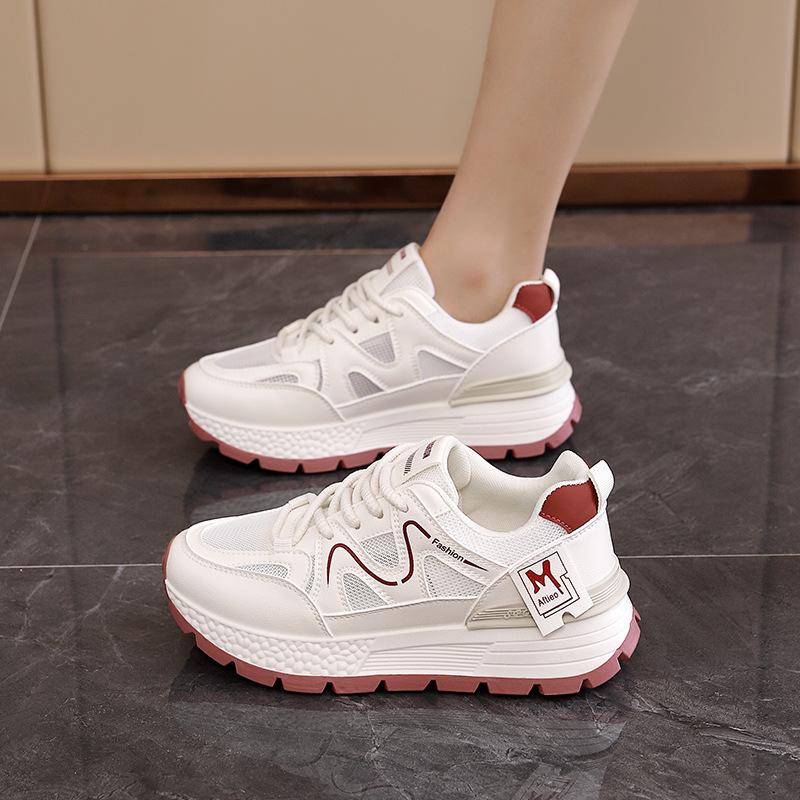 

Daddy shoes girl 2025 new summer Internet celebrity super fire thick sole foot small leisure sports Forrest Gump shoes AD8857 40