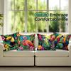 4pcs settropical jungle animals Cushions Pillowcase Polyester Cushion Cover Throw Pillow Pillowcover Home Car Sofa Decor