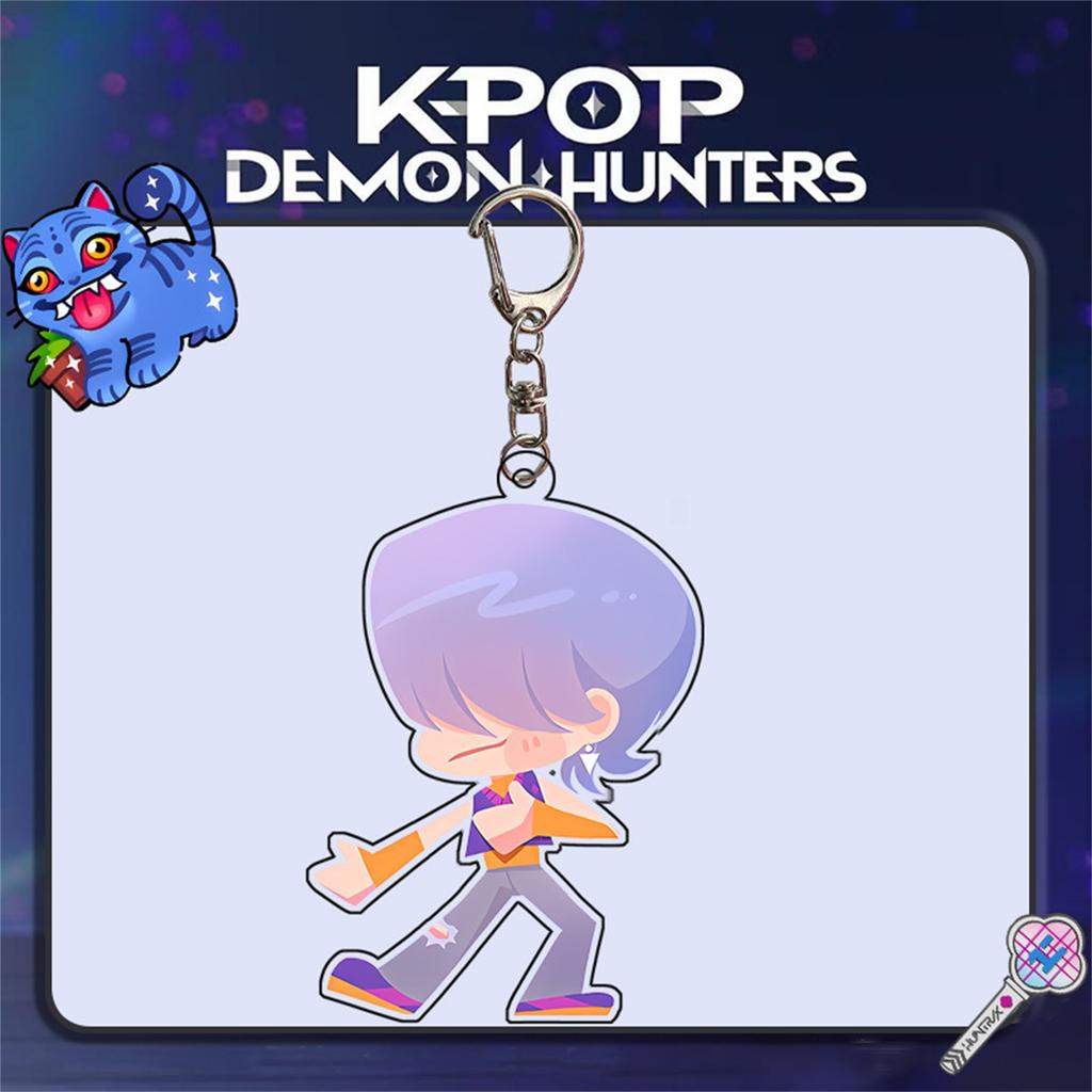 Cartoon Anime Movie Transparent Acrylic Keychain Pendant, Exquisite Gift Hanging Accessories For Backpacks