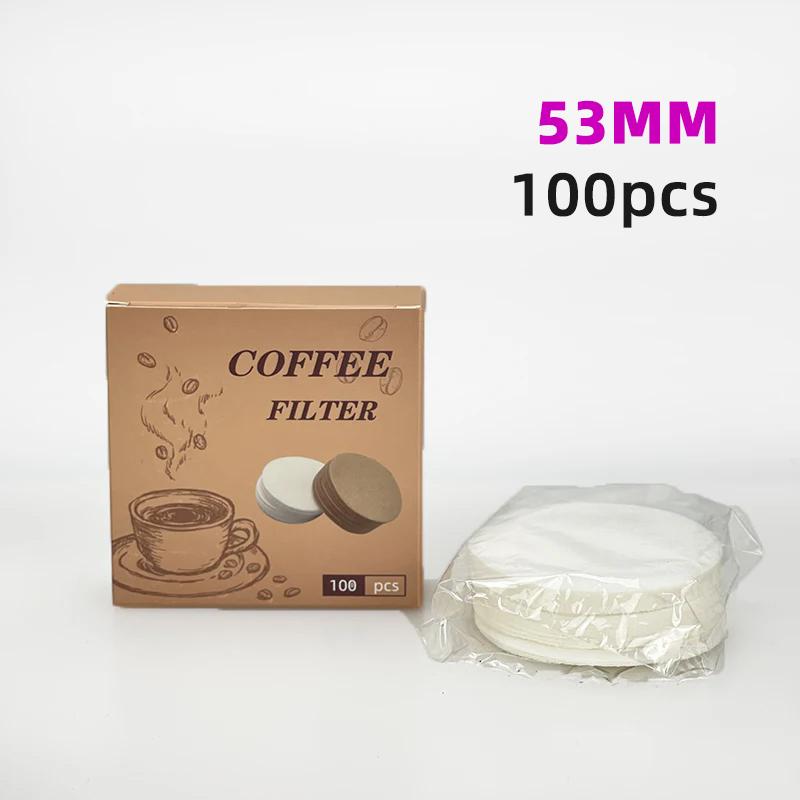 

Одноразовая фильтровальная бумага для кофе, специальная вторичная корзина для воды для портафильтров 51 мм, 54 мм, 58 мм, эспрессо, домашние аксессуары, бариста