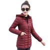 Kurz Lang Winter Neu Koreanische Version Kapuze Verdickt Gepolsterte Jacke Vielseitige Pelzkragen Gepolsterte Jacke