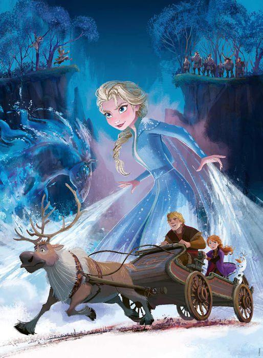 Puzzle La Reine des Neiges 2 - Ravensburger - 200 pièces XXL - Forêt mystérieuse - Enfant 8 ans et plus