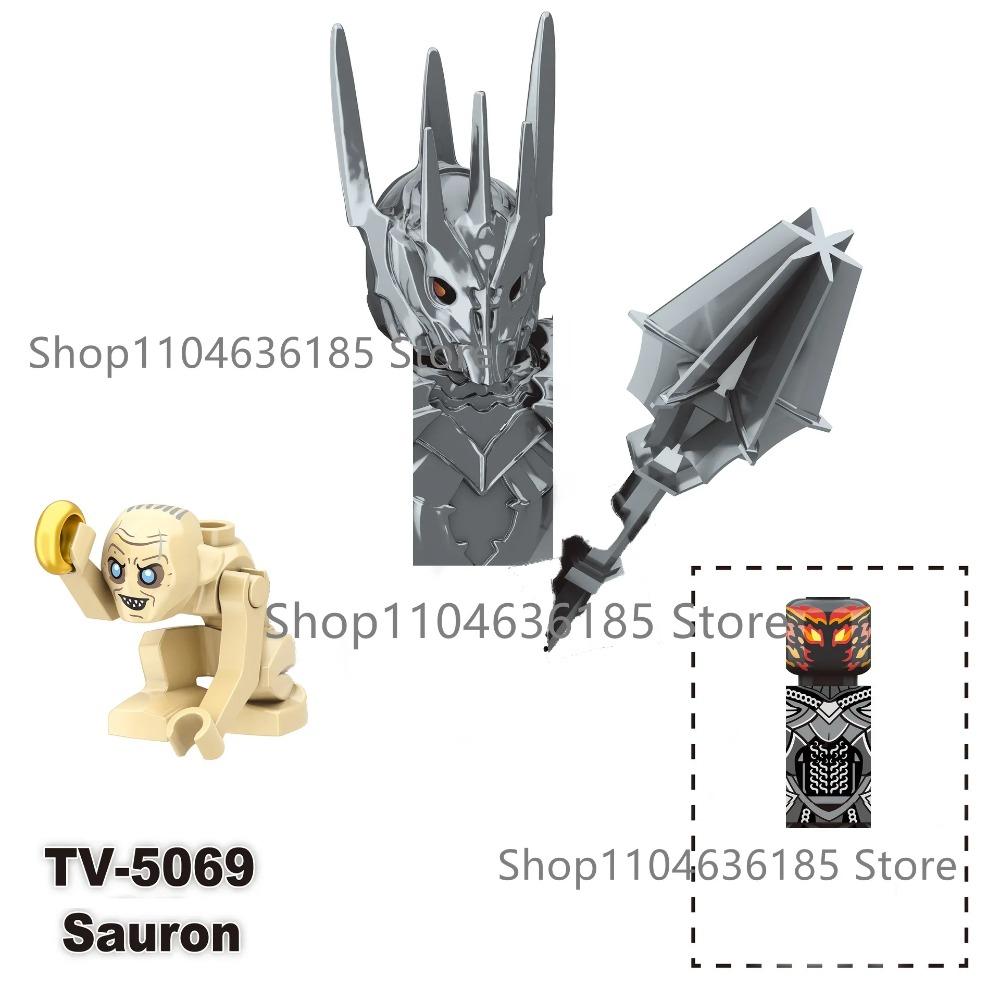 New Lord Rings Mini Figure Model Elves Orcs Army Gandalf Saruman Game Thrones Action Figure Building Blocks Kids Toys Gifts