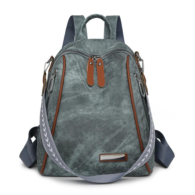 

Рюкзак женский большой вместимости рюкзак сумка для путешествий на открытом воздухе синий