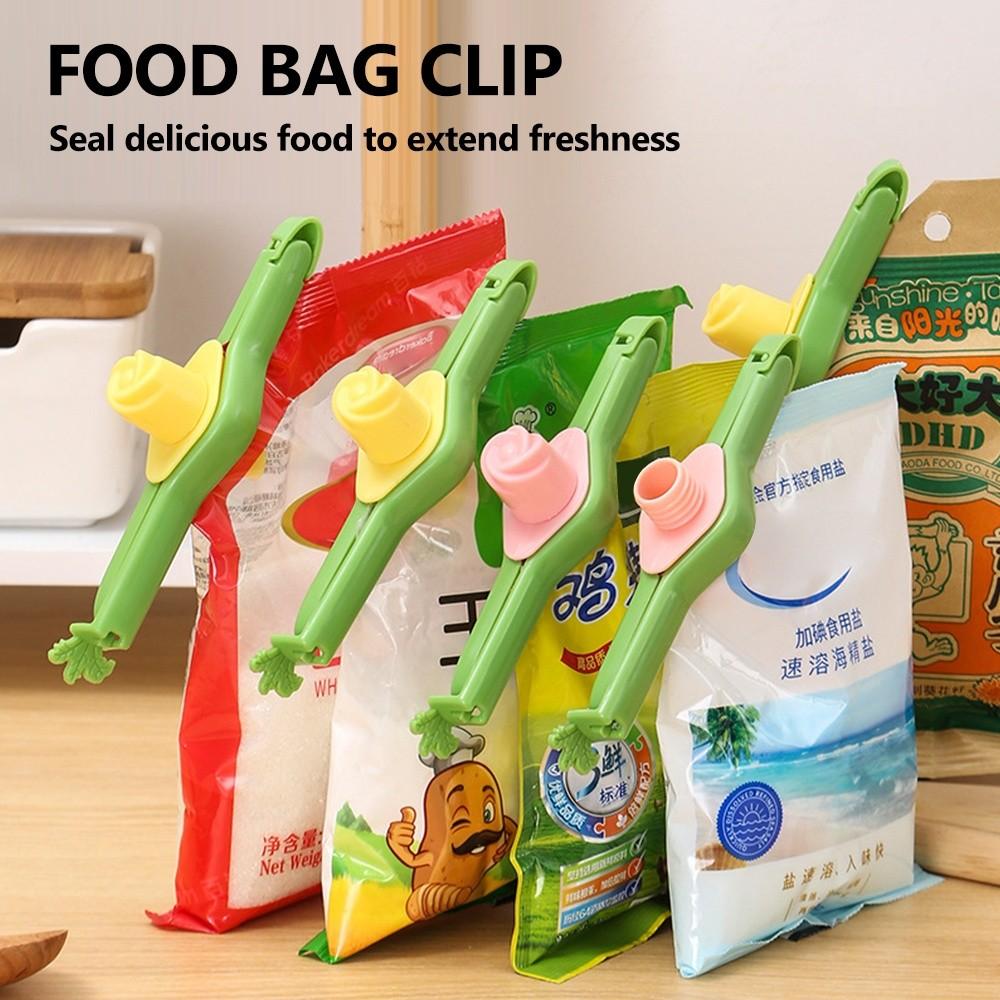 Easy To Open Sealing Clip Tulip-shaped Food Bag Clip New Moisture-proof Clips