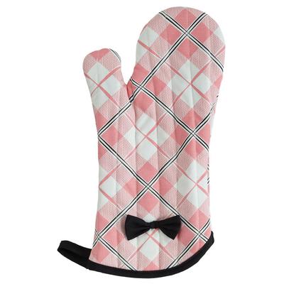 [J6117] - Designer Kitchen Glove 'Hôtesse' Gingham