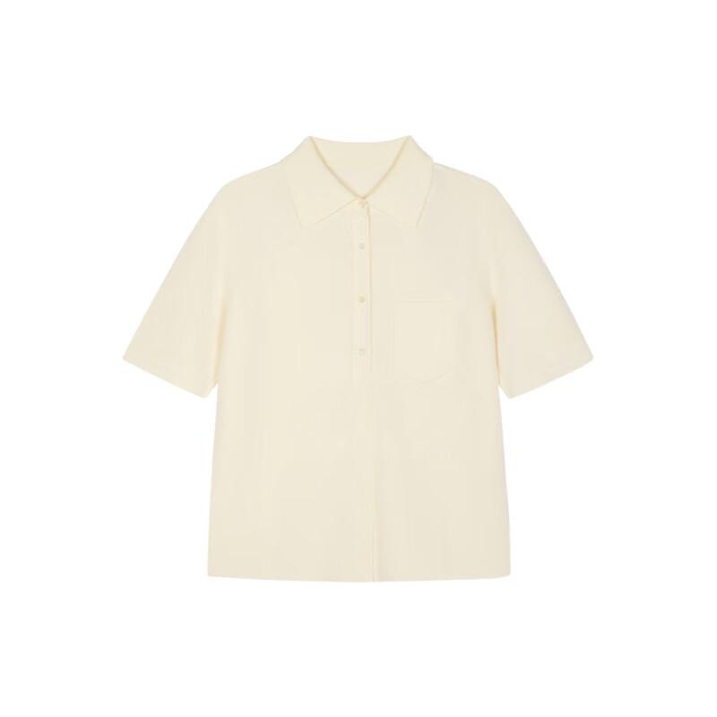 Less 2024 Spring Casual Short-Sleeve Knit Top