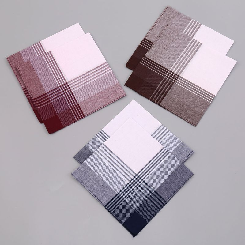 

Мужской хлопковый носовой платок 38 см Классический мягкий хлопковый носовой платок в старинном стиле Тонкое абсорбирующее полотенце для вытирания пота Карманный платок