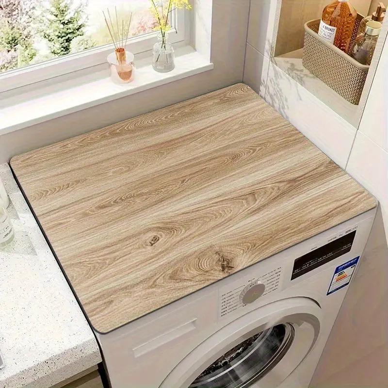 Holzmaserung Kieselgur Rolle: Schnelltrocknende, Wasserabsorbierende, Staubdichte Matte & Mikrowellenabdeckung.
