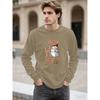 Christmas Series Man T Shirts 3D Funny Harajuku Printed Fashion Long Sleeve Round Neck Clothing For Men Casual Tops T-shirt
