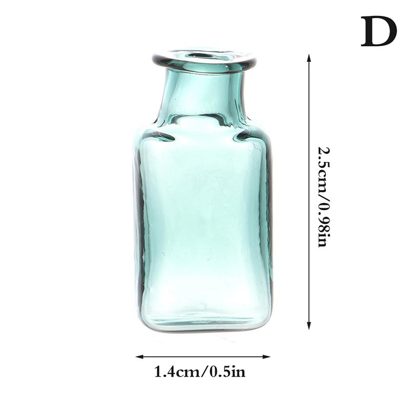 1Pc 1:12 Dollhouse Miniature Glass Vase Flower Arranger Storage Jar Flowerpot Home Garden Decor Doll House Accessories