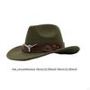 Cowboy Hat Classic Decor Wide Brim for Engagement Music Festival Role Play Party