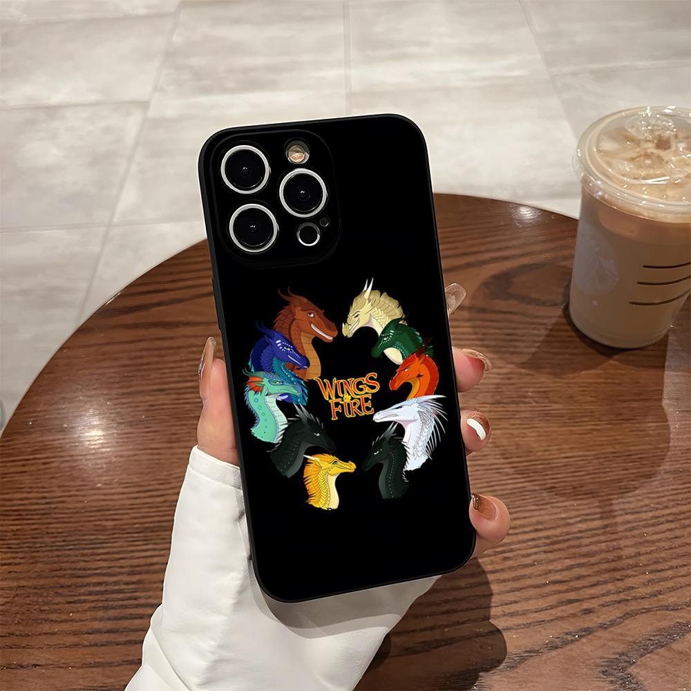 

Wings Of Fire Dragons Cartoon Phone Case For 17 Pro Max Iphone 14 Pro Max 12 16 15 13 Pro 11 Xr X Xs 8 7 Plus Back Cover iPhone17Air