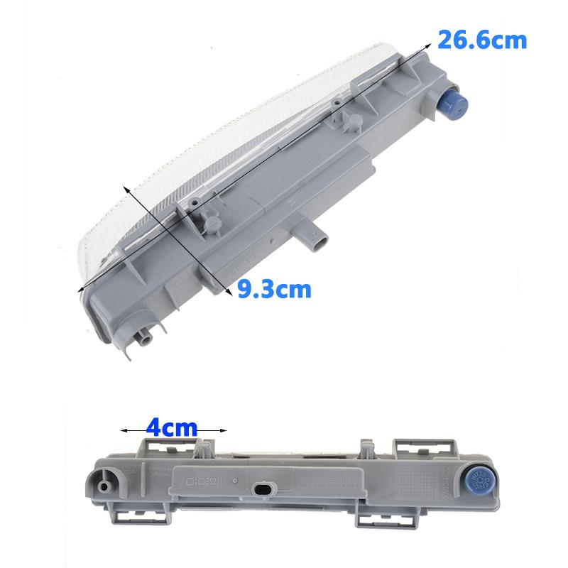 Rhyming Front Bumper LED DRL Daytime Running Lamp Fog Light White Car Decoration Left And Right Fit For Mercedes Benz W204