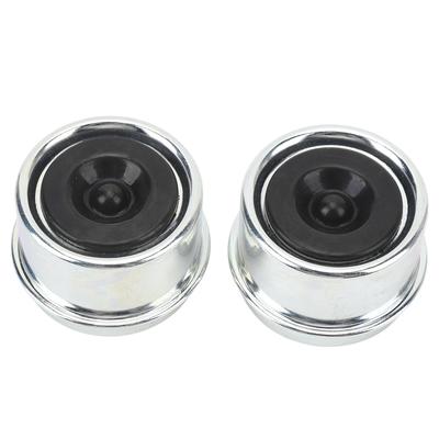 2 STÜCK Anhängerachse Staubkappe 1,98 Zoll Außendurchmesser Verzinkte Anhängernabenlager Radfettabdeckung für 2000 bis 3500 lbs Bootsachsen