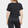 Nike Sportswear Swoosh Logo Casual Crop T-Shirt Women Tops Black CJ3765-010