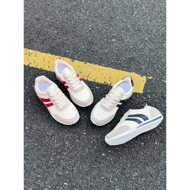 Women's Shoes Running Shoes 2025 Spring and Autumn New Agan Shoes Korean version of the breathable white shoes casual sneakers