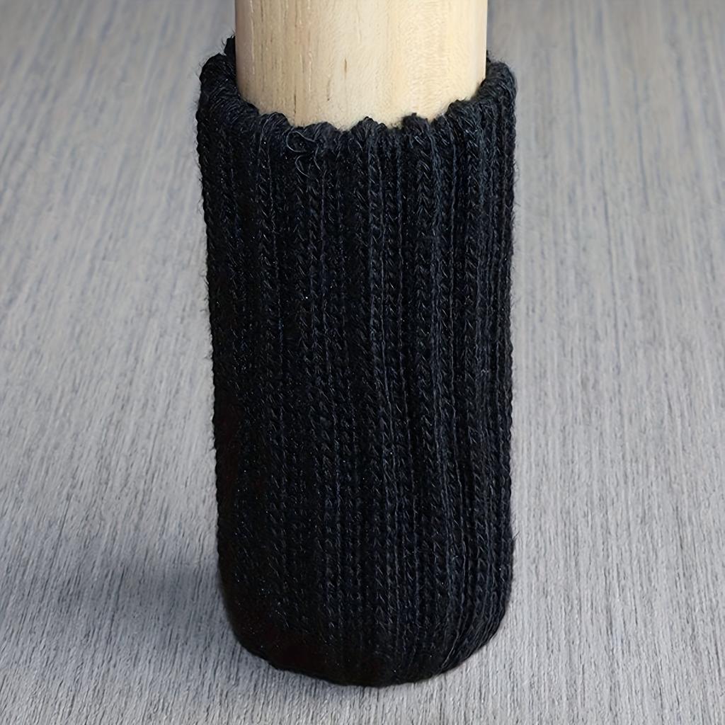 4pcs-Table, chair, leg socks, floor protection cover, anti slip chair leg socks, furniture cap set, knitted furniture mat