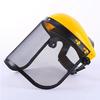 Casque de sécurité pour coupe-herbe de jardin, coupe-herbe, chapeau avec masque intégral en maille pour l'exploitation forestière, débroussailleuse, protection forestière