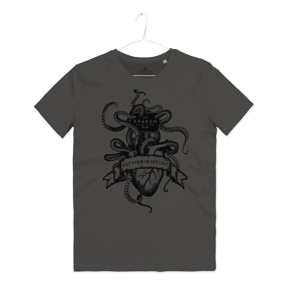 Kraken Rum Pirates Pirates Rum Label Octopus Heart T-Shirt 2XL