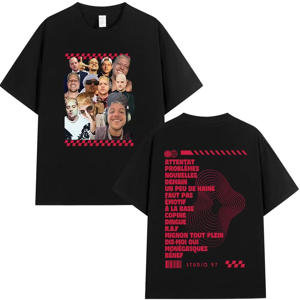 Rapper Plk Portrait Graphic T-shirts Men Women Clothing Fashion Hip Hop T-shirts Casual Cotton Short Sleeves T Shirts Streetwear