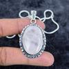 Rose Quartz Gemstone Handmade 925 Sterling Silver Jewelry Pendant 2.21" M-2978