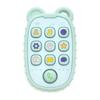 Baby Teether Mobile Phone Shape Silicone Teether Teething Toy Kids Sensory Educational Toy Baby Gift Set