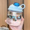 Cute High-Value Portable Glass Water Cup for Girls – Large Capacity, High-Temperature Resistant, Ideal for Students.