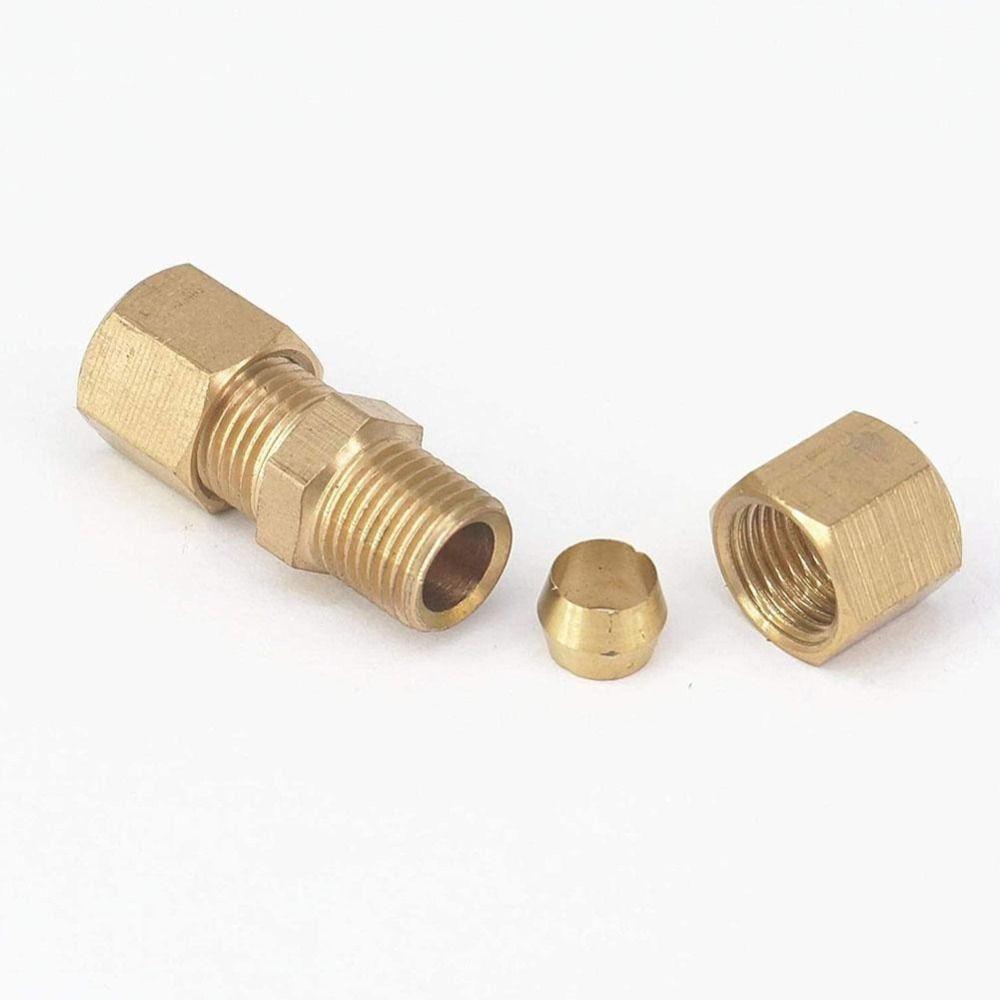 1/5 Stück Universeller Bremsleitungsverbinder für Bremsleitung ohne Bördelung 4,8 mm 3/16" Auto