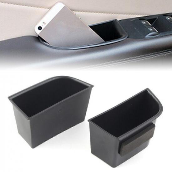 2x Car Front Door Handle Armrest Storage Box Tray Bin For MKZ 2017-2018