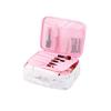 Portable Travel Waterproof Flower Flamingo Cosmetic Bag Mini Wash Pouch Handbag
