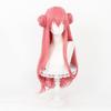 Cosplay Wig Project Sekai-Colorful Stage Feat Anime Wig Airi Momoi Pink Double Grab Chignon Synthetic Game Role Play Wig