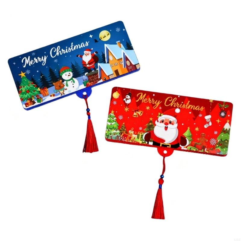 10 Slot Money Holder Christmas Card Storage For Cash Gifts Foldable Wallet Multiple Pocket Gift Packaging Supplies X3UC