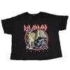 Def Leppard Shirt 2XL Black Tour Concert Rock Band Tee Music Merch Graphic Print Unisex T-Shirt