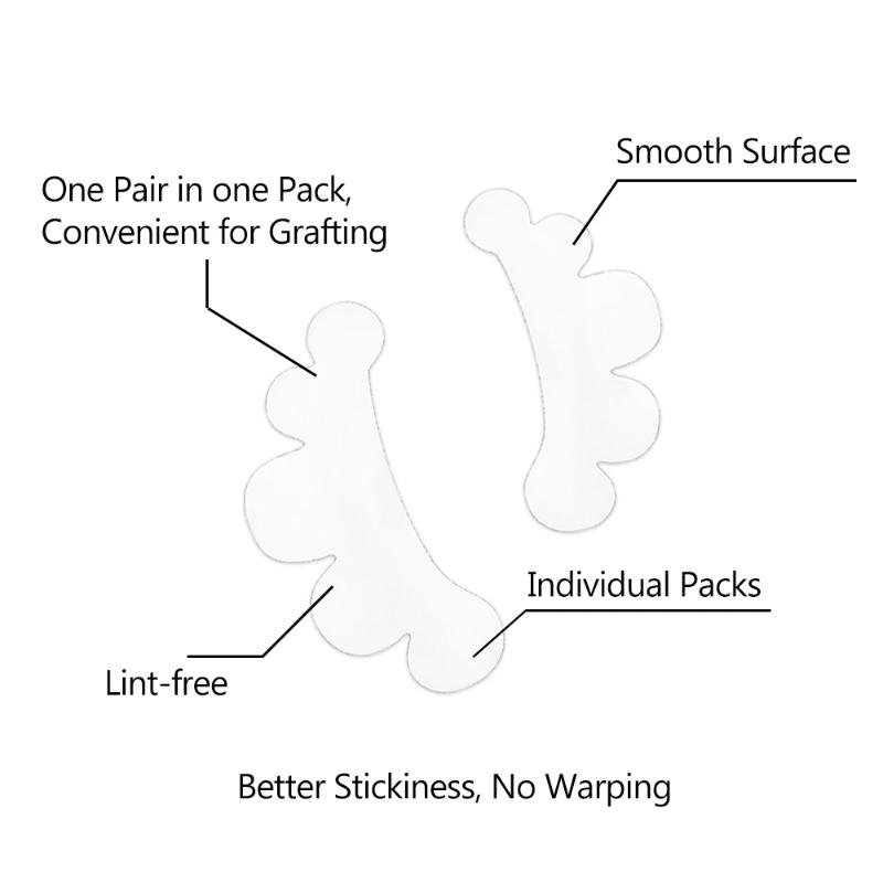 100Pcs Hydrogel Patches Under Eye Pads Tools Grafting Eyelash Under Eye Pads Eyelashes Extension Cloud Shape Eyelash Stickers