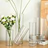 Modern Acrylic Cylinder Vase Shatterproof Hydroponic Flower Pot  Wedding Decor