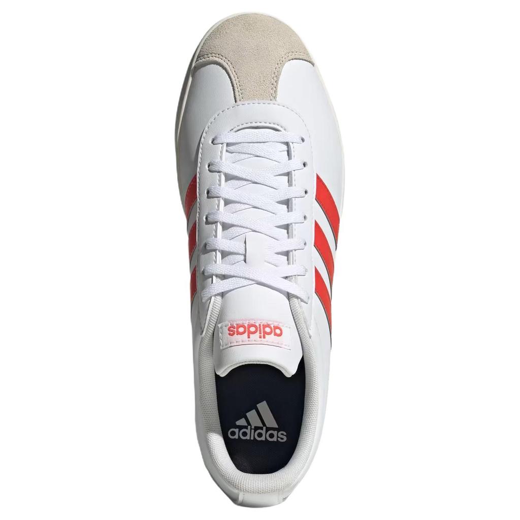 adidas VL Court Base German Army Trainers Men's White Red JI1775