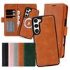 2-in-1 Kabelloses Lade-Magnet-Case für Samsung Galaxy S25 Ultra S24 Plus S23 S25U S24U Geldbörse Bargeld-Karten-Steckplatz Handyhülle