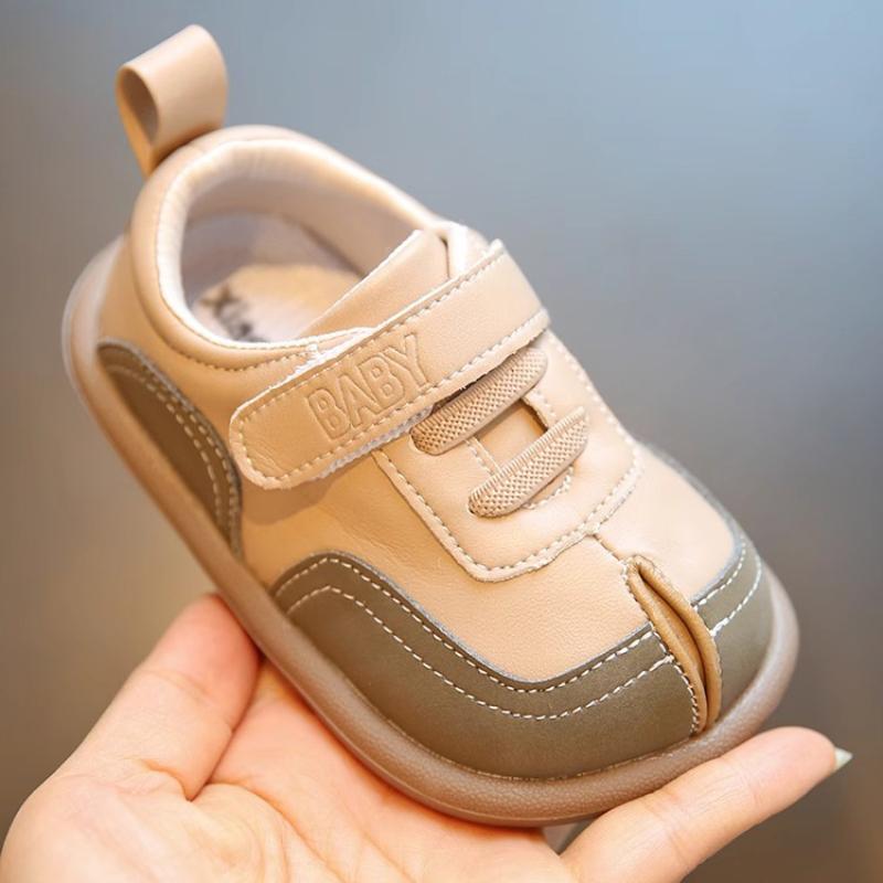 Spring Autumn Girls Casual Shoes Boys Leather Shoes Children Soft Bottom Non-slip Comfortable Lightweight Baby Walking Shoes